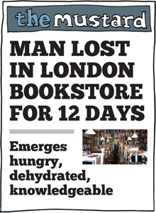 Man Lost In Bookstore