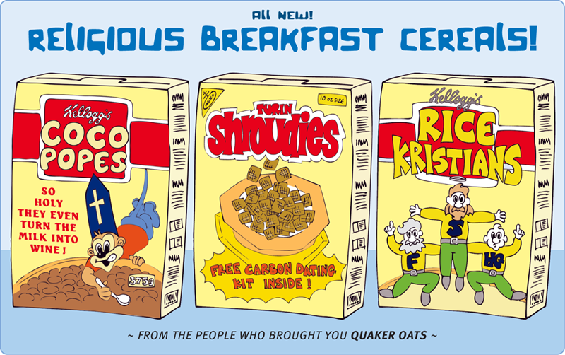 Religious Breakfast Cereals!