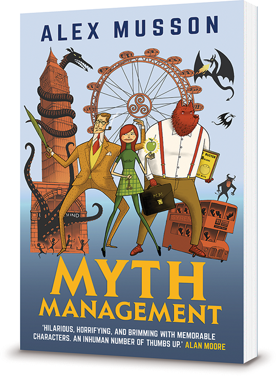 Myth Management: a Young Adult Urban Fantasy novel by Alex Musson
