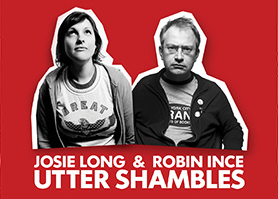 Recording Utter Shambles with Josie Long and guests Alan Moore & Mark Gatiss